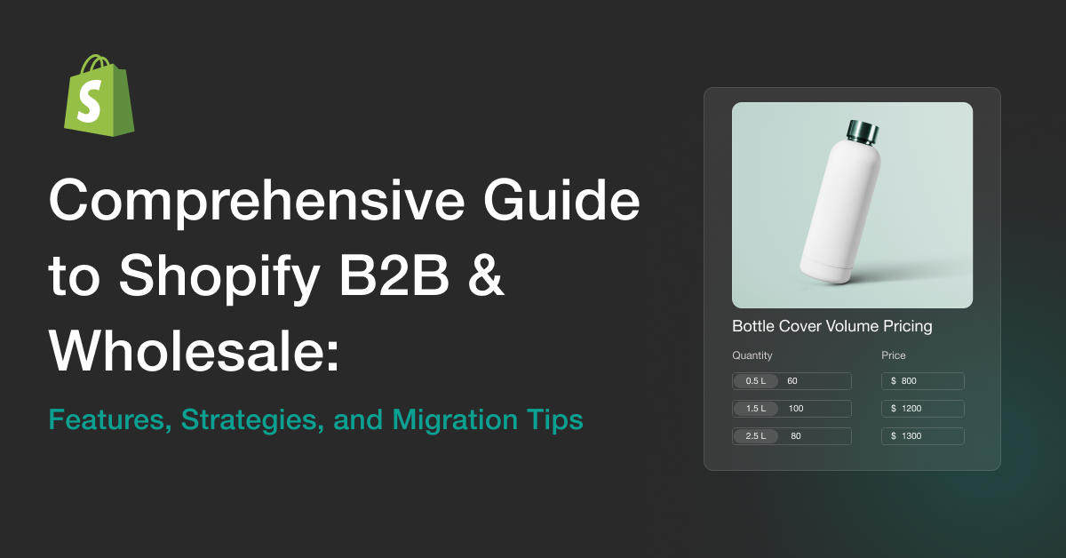 Shopify B2B GUIDE