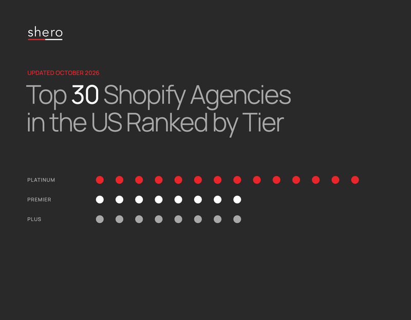 Top 30 Shopify Agencies in the US Ranked by Tier